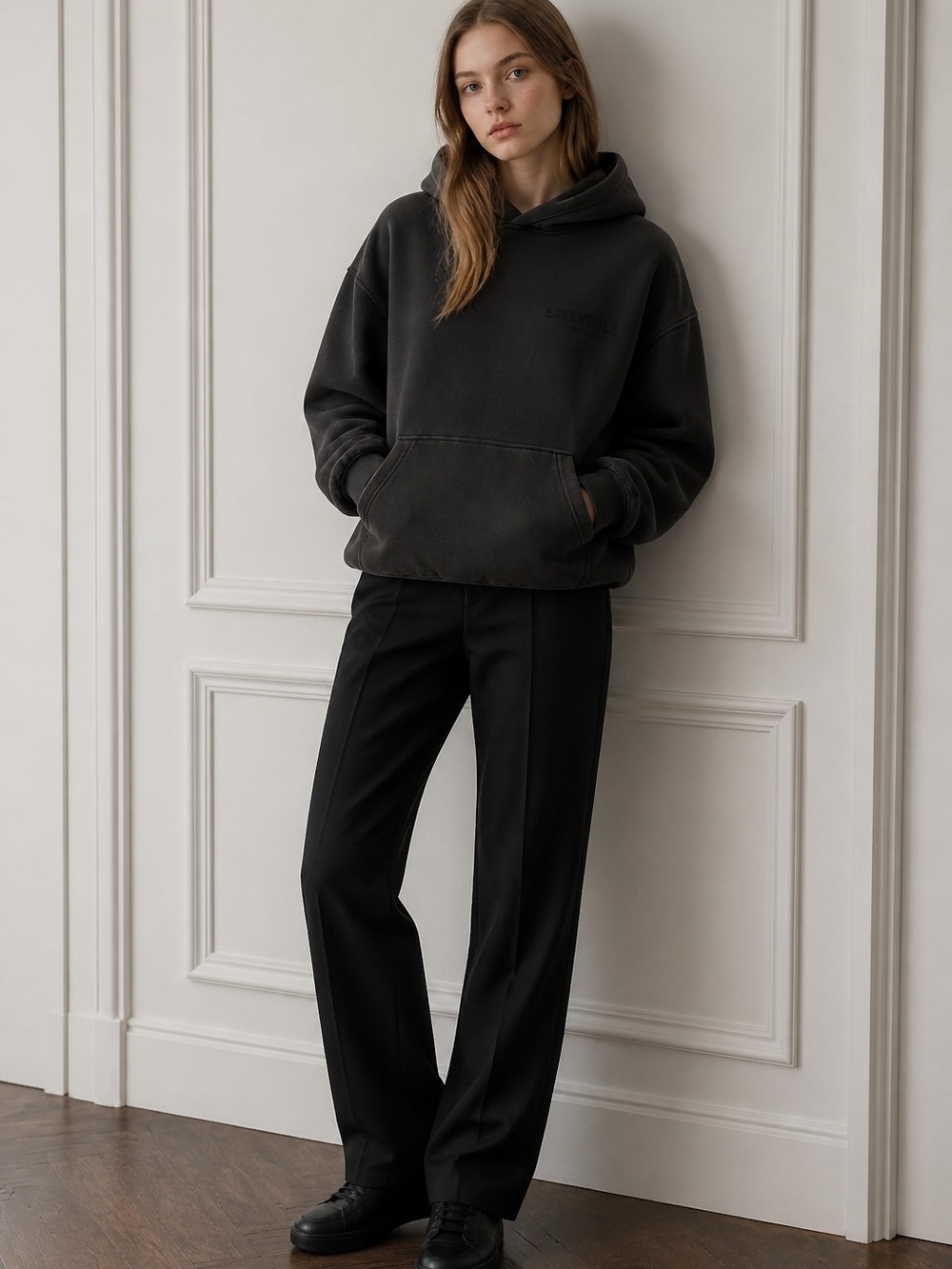 Essentials Fear Of God Black Hoodie